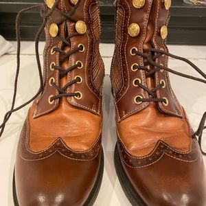 Luis Gonzolo Oxford style lace up boots